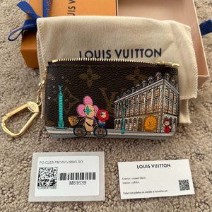 Authentic BN Louis Vuitton Limited 2022 holiday Xmas Vivienne Paris key cles